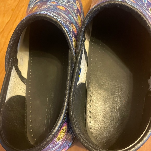 BJORK SWEDEN Clogs 41 EU ~ Like New Starry Night Van Gogh - Picture 5 of 11